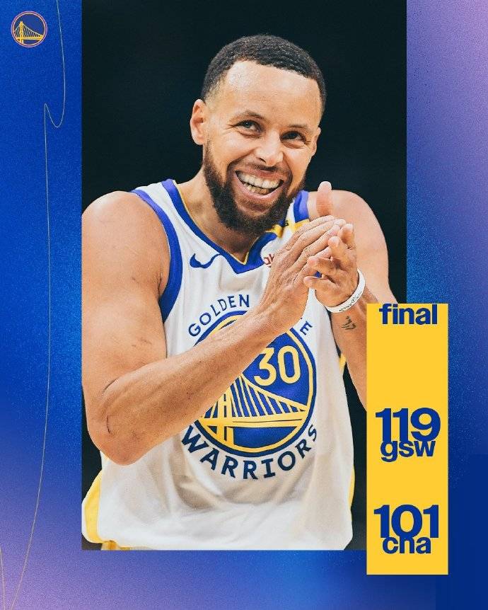 勇士力克黄蜂：库里突破分壮举